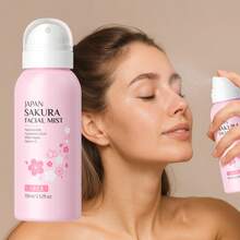 LAIKOU 1 Bottle Japan Leikou Sakura Hyaluronic Acid Deep Nourishing Facial Mist, 100ml Moisturizing Toner, Pore Minimizing, SPA-Grade Skincare, Ideal For Travel, Camping, Hiking, Outdoor Activities, And As A Skincare Gift Or Self-Care/SPA Makeup - 100ml - View 7