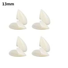 Set Of 8 Vampire Teeth 4 Size Halloween Cosplay Fangs Fake Teeth Halloween Party Cosplay Dentures Prop