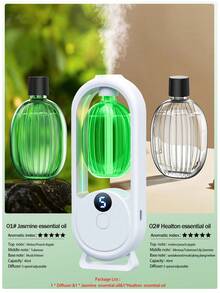 جهاز نشر العطور الكهربائي، متوفر ب- 6 روائح مختلفة. هذا الرابط يتضمن الخيار 1 (زجاجة عطر واحدة)، الخيار 2 (جهاز نشر العطور + زجاجة عطر واحدة)، والخيار 3 (جهاز نشر العطور + زجاجتي عطر). المنتج يُعرف أيضًا باسم جهاز نشر العطور التلقائي، أو آلة رش العطور الأبيضة المستطيلة، والتي يمكن وضعها في غرفة المعيشة أو النوم أو المكتب أو المكتبة.