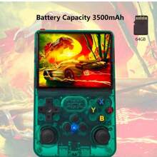 R36S Retro Handheld Game Console, Linux System, 3.5" IPS Screen, Portable Pocket Video Player, Mini Game Player, Built-In 15,000+ Games - Multicolor - View 16