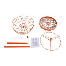 SanBouSi Disc Golf Training Stand, 24 Chain Portable Disc Golf Target, Disc Golf Training Basket - 橘色 - 查看 11