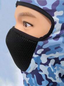 5 Peças Máscara Respirável Unissex, Máscara Facial, Aquecedor de Pescoço, Proteção para Motocicleta e Bicicleta, Máscara de Verão, Adequada para Atividades ao Ar Livre, Esportes e Lazer, Máscara à Prova de Vento para Esqui