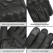 ALPINES FOX Summer Retro Perforated Leather Motorcycle Gloves Men Women Full Finger Motocross Biker Gloves Moto Equipment M-XXL