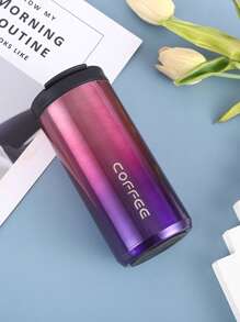 1 件双层不锈钢隔热咖啡/水杯，旅行杯，带保温/保冷功能，返回学校