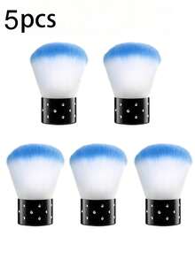 1/2/5支装指甲除尘刷、指甲刷、指甲清洁刷、蘑菇头刷、化妆刷、腮红粉刷、迷你小号 - 粉色 - 查看 19