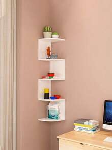 1 chiếc kệ góc nhiều tầng, kệ góc treo tường, giá đựng đồ gắn tường, kệ treo tường nhiều tầng dễ lắp ráp, thích hợp cho phòng ngủ, phòng tắm, nhà bếp, văn phòng, phòng khách, kệ sách. - Nhiều màu - Xem 7