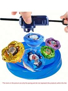 New X-Series Spinning Top, Upgraded Version, Boxed Set Vs Regular Version, Single Spinning Top + Launcher Combo, Battling Capability, Surprise Gift, Stronger Spin Power, Christmas Gift, Halloween Gift, Weekend Gift - Multicolor - View 9