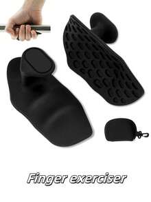 Widerstandsband Fingertrainer - Rutschfester Fitness-Griff - Ergonomischer Gummi-Handschutz geeignet für Männer und Frauen zum Gewichtheben, Klimmzüge, Fitnesstraining und Übungen. Rutschfester Gummi bietet maximalen Halt