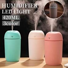 Air Humidifier And Diffuser Large Room Aromatizer 420ml Portable Air Purifier - White - View 9