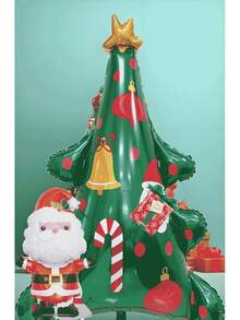 Paw Patrol 3 Styles Christmas Party Balloons, Versatile Atmosphere Decoration For Christmas Party, Photo Props, Made Of PET Material, Including Hugging Santa Claus, Large Reindeer, And Large Christmas Tree Balloons, Directly Create A Festive Atmosphere For Home Or Office