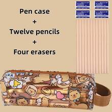 Capybara Pattern Transparent Pencil Case, Student Stationery Storage Bag,Back To School,School Supplies,Pencil Pouch,School Bag - Multicolor - View 17