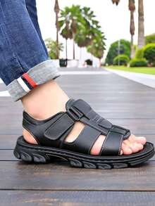 Men Sport Sandals - 黑色 - 查看 7