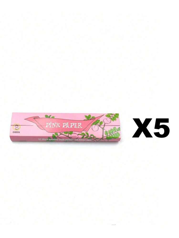 1/3 gói, giấy cuốn thuốc lá cỡ lớn 110mm, màu hồng/nâu, 32 tờ giấy cuốn và 32 đầu lọc mỗi gói, giấy cuốn thuốc lá, phụ kiện hút thuốc, quà Giáng sinh, quà Halloween, đồ dùng học tập - Nhiều màu - Xem 17