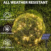 32M 300 LED Solar String Lights, Outdoor Waterproof Garden Lights, Solar Powered Fairy Lights, Copper Wire Lights For Outdoor Waterproof Decoration, Christmas, Halloween, Garden, Patio Yard Party Decorative Outdoor Solar Lights, Garden Patio Courtyard Wedding,Trees