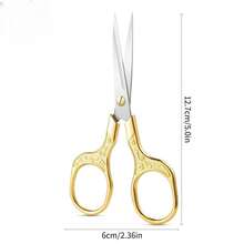 Kéo thép không gỉ kiểu cổ điển - Lý tưởng cho may vá, thêu thùa, nghệ thuật vải, trang trí nhà cửa, nghi lễ trà đạo và các sản phẩm thủ công DIY, tay cầm tiện dụng và cấu trúc bền chắc, dụng cụ may vá, phụ kiện may vá - Nhiều màu - Xem 15