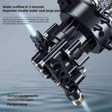 1pc 30Par Stainless Steel High-Pressure Car Wash Water Gun - Including Car Wash Kit, Saves Time, Is Easy To Store, Meets Different Cleaning Needs, And Can Achieve Efficient Cleaning