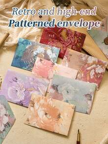 10 قطع من الأظرف ذات النمط ثلاثي الأبعاد، بطراز مجرد، بنمط إنستغرام، بملمس مُنقّش، أظرف شخصية، أظرف دعوات راقية. مناسبة لرسائل الحب والمراسلات الرومانسية والرسائل البليغة والملاحظات السرية والأعراس والحفلات والتصاميم الرجعية والأزياء والدعوات الزفاف ذات الموضوع الزهري وأظرف بطاقات أعياد الميلاد/العطلات وأظرف رسائل الشكر وأظرف الألبومات/الصور