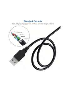 1 pezzo Cavo di ricarica USB per 3DS, cavo di alimentazione per New 3DS XL/New 3DS/3DS XL/3DS/New 2DS XL/New 2DS/2DS XL/2DS/DSi/DSi XL, giochi 3DS, DS