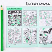 32 页“找不同”益智游戏书：寻找超过 100 个插图复活节彩蛋，与父母和孩子一起玩以培养细节检测技能，互动搜索和绘画活动书，引人入胜的捉迷藏主题页面（迷你袖珍书，随机分类） - 彩色 - 查看 6