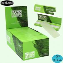 2000 张/50 册 - 卷烟纸 11/4 卷烟纸 - 蓝色和绿色未漂白卷烟纸 - 天然阿拉伯胶卷烟纸 - 44*78 毫米 蓝色和绿色卷烟纸 - 经典超薄卷烟纸燃烧顺畅。 - 彩色 - 查看 9