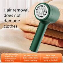 OBOVAY 一套织物除毛器 - 电动除毛器，USB充电式毛衣剃毛器，电动除毛器，毛球修剪器，便携式除毛器，适用于衣物、床上用品、家具、地毯、沙发 - 适合居家和旅行 - 时尚爱好者和家居人士的完美礼物，300mAh - 顏色隨機 - 查看 4