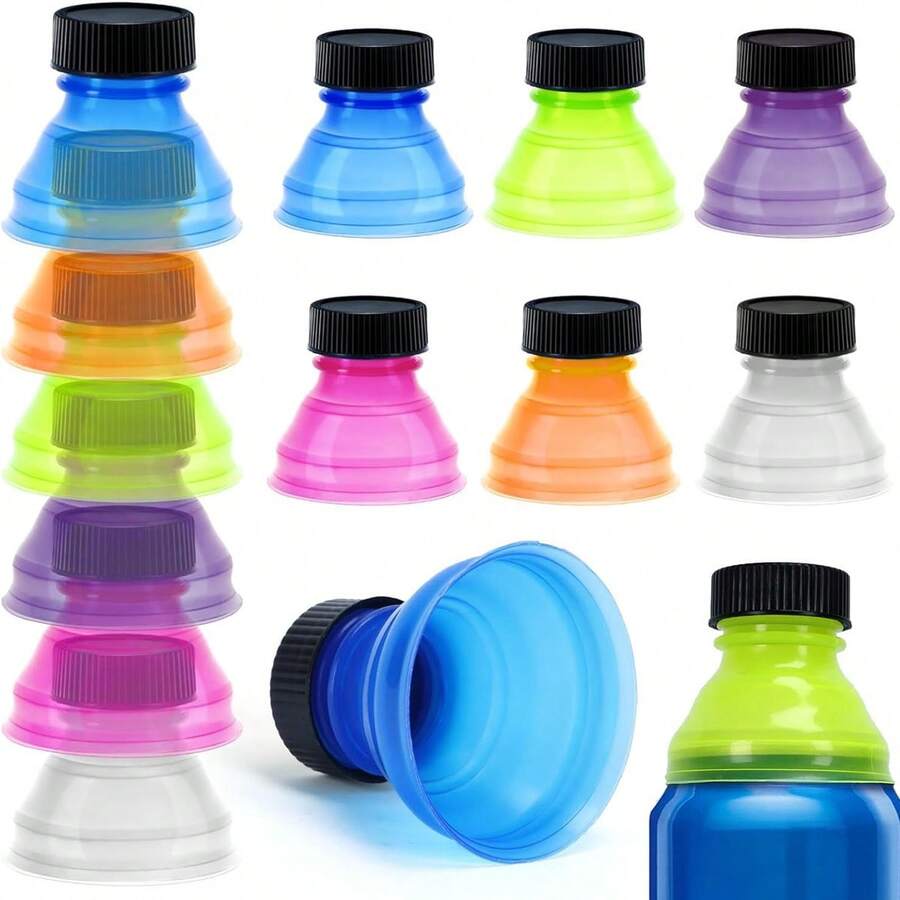 3/6/12pcs Soda Can Lids, Beverage Dust-Proof Sealed Caps, Soda Can Dust Covers - Multicolor - View 1
