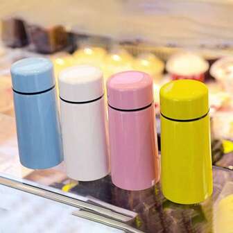 1pc Mini Stainless Steel Insulated Cup, Small Capacity Pocket Cup, Portable Creative Gift Tumbler