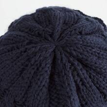 幼儿儿童婴儿冬季针织飞行员帽保暖内衬可爱毛线帽男女童款 - 絞花雷鋒帽 - 查看 7