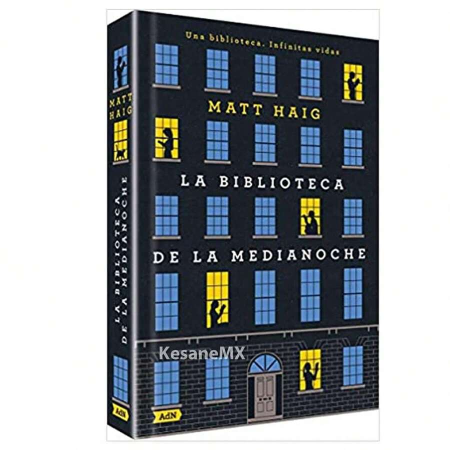 La biblioteca de la media noche trilogía completa Matt Haig, novela de autoayuda y fantasía, literatura motivacional, libros bestseller de ficción contemporánea, lectura inspiradora - Libro único - Ver 1