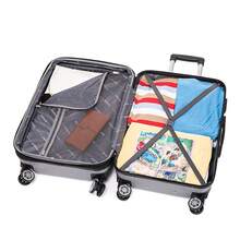 Vali ABS cỡ lớn có thể mở rộng - 76x49x29cm (Kéo dài: 32,50cm) | 121 | 25kg, Bán cứng, Có khóa số - Vàng/Xanh nước biển/Xanh bạc hà/Tím/Đen/Bạc/Đỏ/Vàng hồng/Xanh lá cây - Bạc | L | Có thể mở rộng - Xem 7