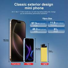 SERVO 19 PRO Mini Smartphone Android 12.0 RAM 3GB ROM 32GB Dual SIM MTK6762 GPS 4G LTE Teléfono