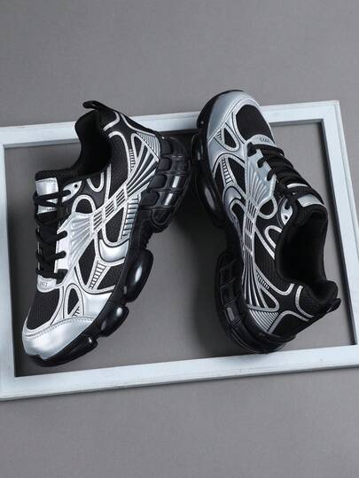 Unisex Fashion Casual Men's Shoes,Classic Stylish Men Sports Shoes Lace-Up Running Shoes,Personalized Men Sneakers Street Casual Shoes