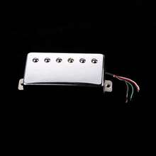 Pastilla de puente Humbucker de Alnico de tono clásico de 5 paf para guitarra eléctrica - Blanco - Ver 5