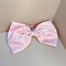 Bow Collar, Extra-Large Bow Neck Hair Tie, Headpiece, And Satin Neck Chain – Suitable As Cosplay & Comic Convention Outfit Accessories For Ladies - 溫柔粉 - 查看 8