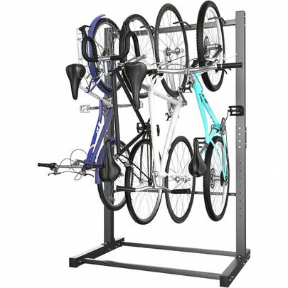 Freestanding Storage Stand For Garage, Indoor Organizer, Holds Up To 4