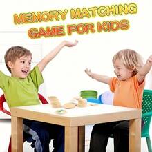Dinosaur Wooden Memory Matching Game, Color Recognition Observation Educational Toy Teaching Aid, Suitable For Children's Christmas Gift - Yellow - View 8