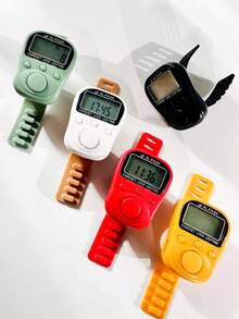 畅销产品，可充电发光中东计数器穆斯林祈祷环形多功能计数器带锁 - 彩色 - 查看 3