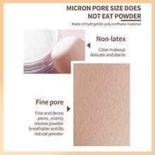 47pcs Professional Makeup Brush Set: 30pcs Full Face Makeup Brushes + 2pcs Makeup Sponge Puffs + 4pcs Thumb Makeup Sponge Puffs + 4pcs Makeup Sponge Puffs + 6pcs Makeup Sponges (2 Large, 4 Small) + 1pc Carrying Case, Practical Complete Makeup Tool Kit