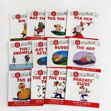 12pcs Books - I Can Read Nature Phonics, Big Pig, My First Picture English Learning Book, Children's Pocket Story Books, Children's Educational Books, Preschool Educational Books, School, Student, Stationery, Learning Supplies, Toy Stories, Phonics, Children's Books, Phonics, Reading Books, Children's Books