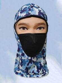 5 Peças Máscara Respirável Unissex, Máscara Facial, Aquecedor de Pescoço, Proteção para Motocicleta e Bicicleta, Máscara de Verão, Adequada para Atividades ao Ar Livre, Esportes e Lazer, Máscara à Prova de Vento para Esqui