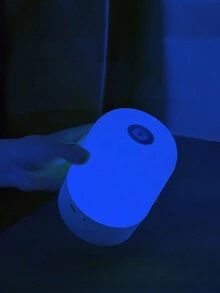 1个LED夜灯，触摸调光，触摸开关，触摸变色，3色和16色模式，床头灯，16色RGB模式，USB供电可充电，便携式，电池容量：800mAh，适用于卧室、房间、床头、客厅、书桌、照明、房间装饰、卧室装饰、灯具、客厅灯、秋季家居装饰、吸顶灯、电池壁灯、无线壁灯、家居装饰