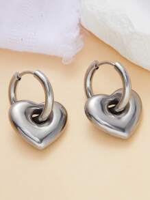 1 对经典不锈钢 Y2K 粗星形耳环防过敏另类哥特朋克前卫耳环，适合女士女孩 - 耳環 - 查看 15