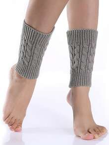 1双休闲腈纶针织麻花图案腿套，适合秋冬季节，女士可搭配雪地靴穿着，防风保暖，圣诞礼物之选。 - 常規款 - 查看 13