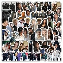 70张ATE EZ/ALLDAYPROJECT、ADP、贴纸，适用于装饰手机壳、电脑、书桌、笔记本、杯子等，送给朋友的精美小礼物 - 彩色 - 查看 13