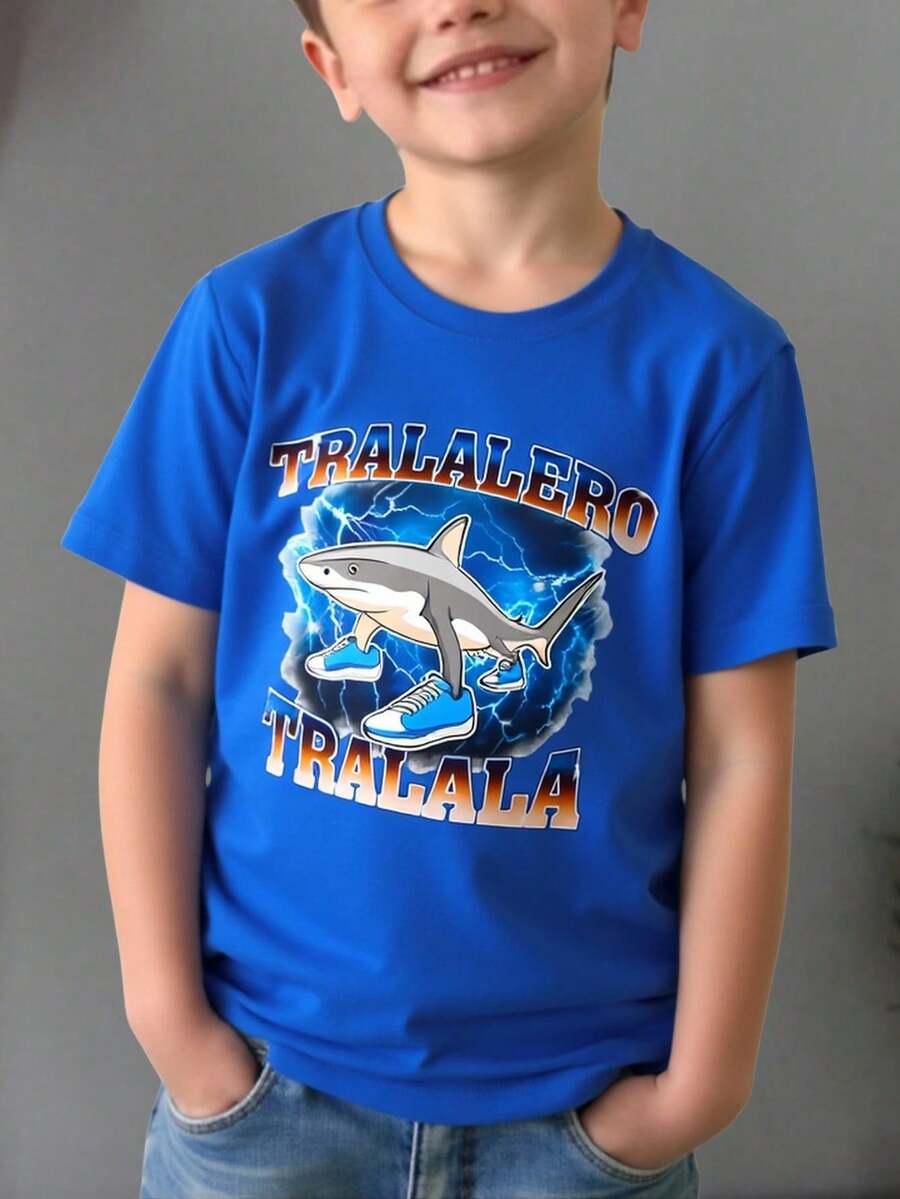 Young Boys T-Shirts - Royal Blue - View 1