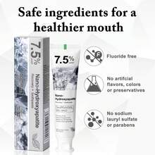 7.5% Hydroxyapatite Toothpaste,Hydroxyapatite Toothpastes For Enamel Protection And Tooth Strengthening,Gentle And Effective,Strengthens Enamel, Repairs Tooth Surface(2PCS|1PC,4.23 Oz)