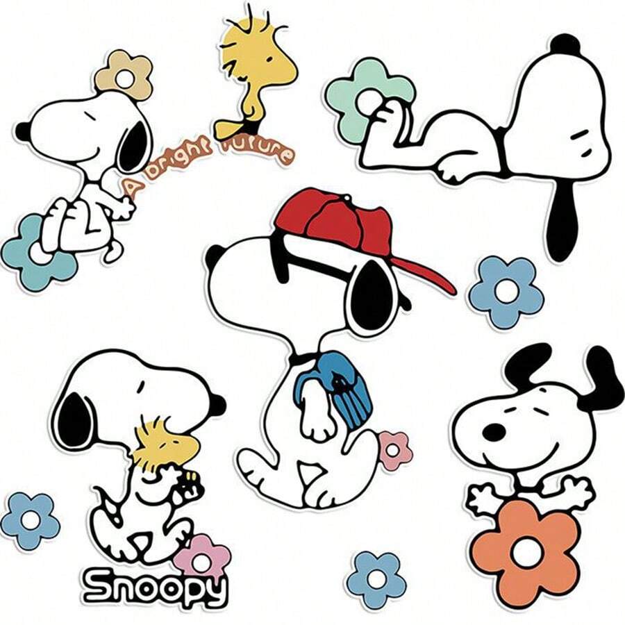 SNOOPY 1 Piece Cartoon Cute Snoopy Stickers DIY Laptop, IPad, Phone ...