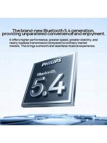 PHILIPS TAH5519 Kabelloses Gaming-Headset mit kräftiger Basswiedergabe, präziser Klangfeldpositionierung, langer Akkulaufzeit, leichtem Design, Cremeweiß - cremefarben - Übersicht 5