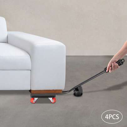  SENDERPICK Furniture Mover Tools, 4 Wheels And Portable Lift With 880 Lb Carrying Capacity For Moving Heavy Furniture,Refrigerator, Sofa, Cabinet