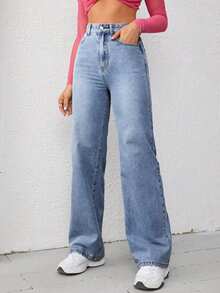 Women Jeans - Medium Wash - View 6